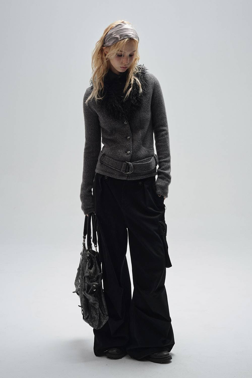 Heavy Knit Slim Cardigan