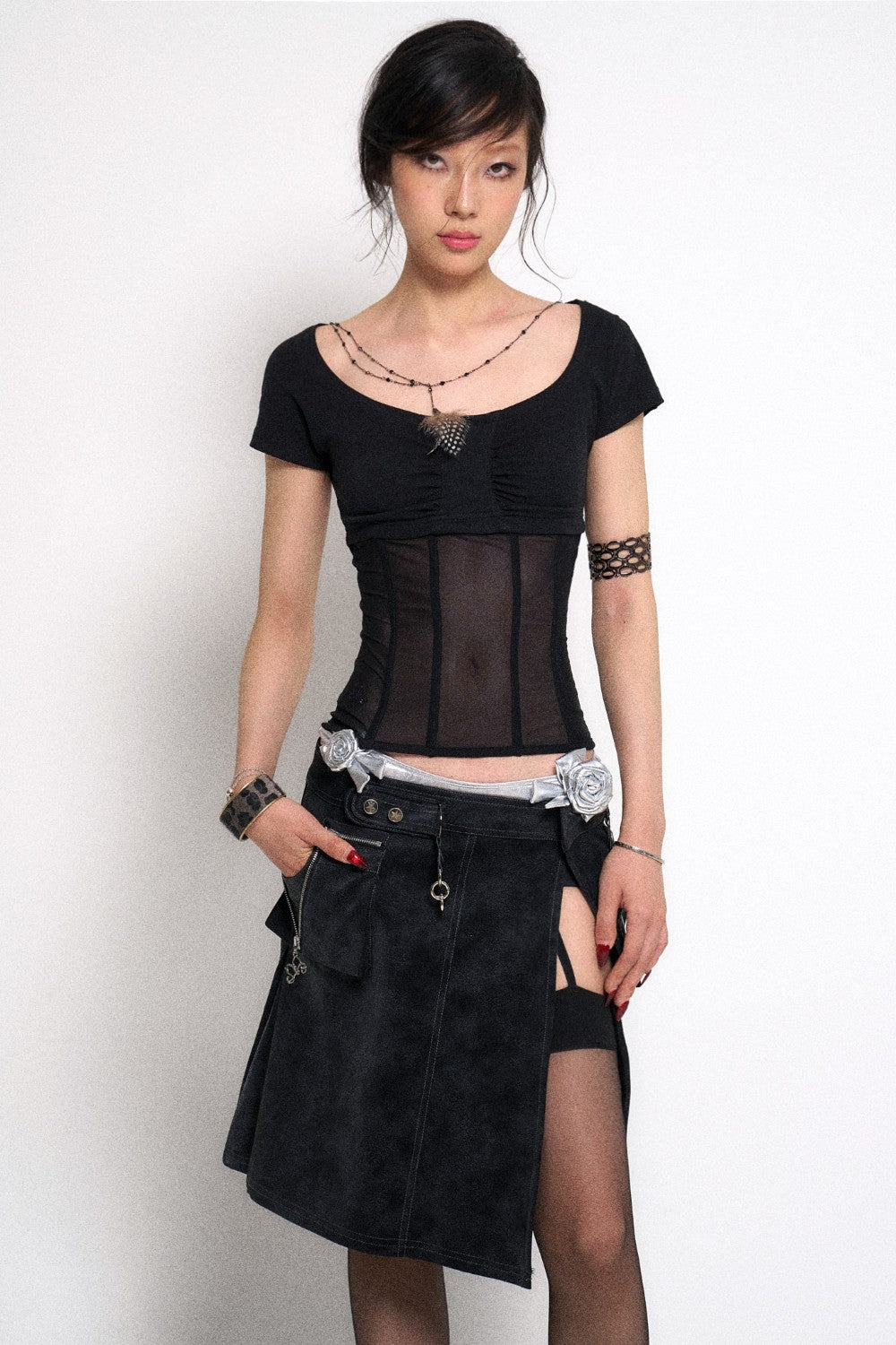 Sheer Corset Shirt