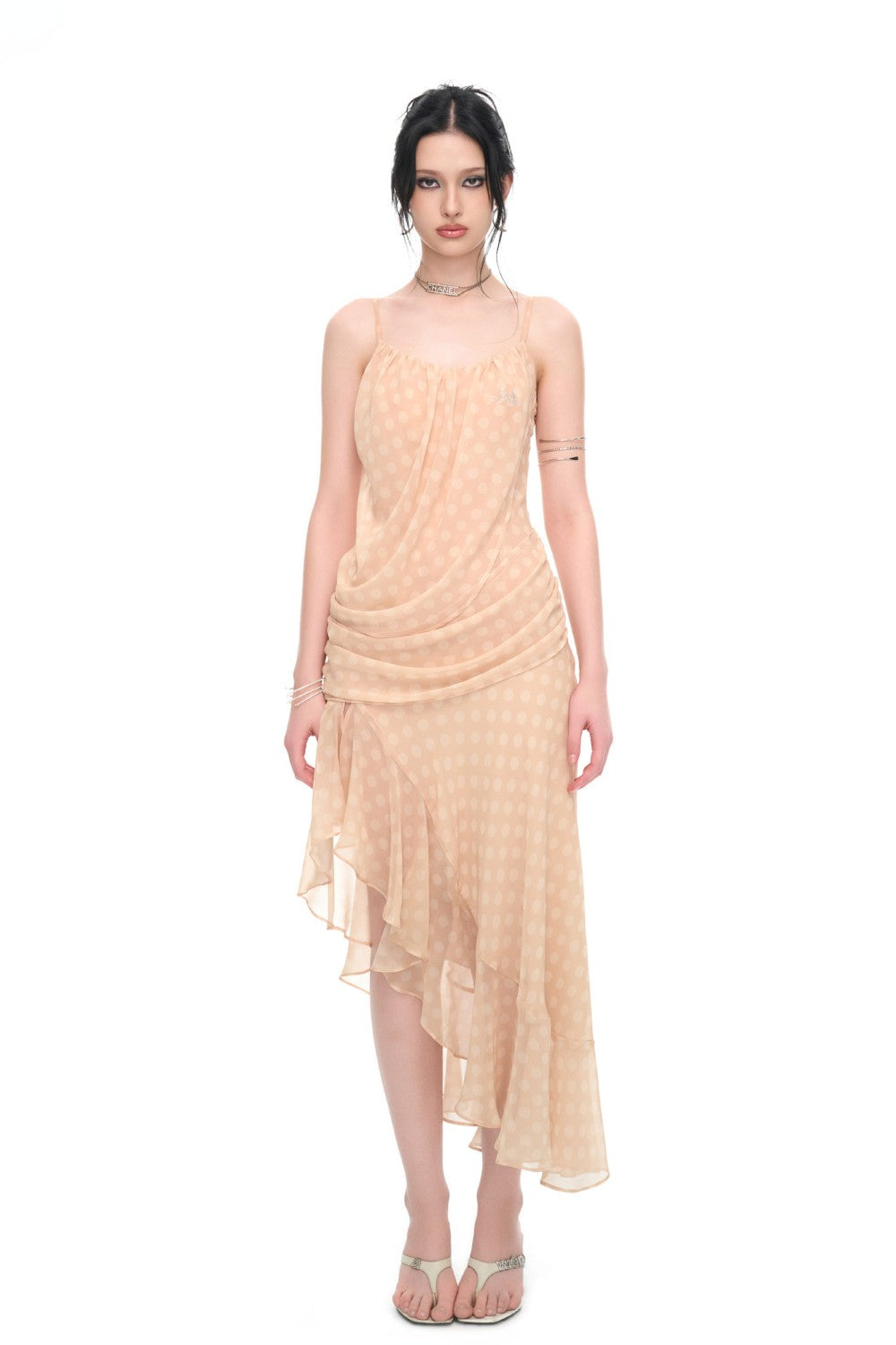 Valencia Flowy Polka Dress