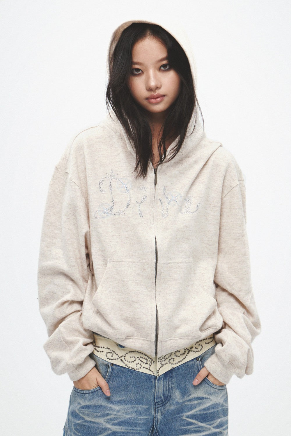 Rhinestone Diva Hooded Jacket