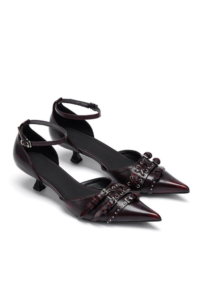Keira Buckled Point Heels