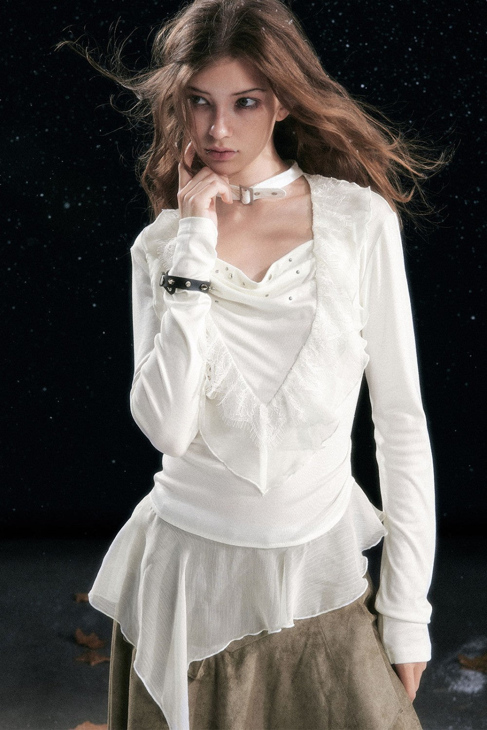 Luna Ruffle Punk Top