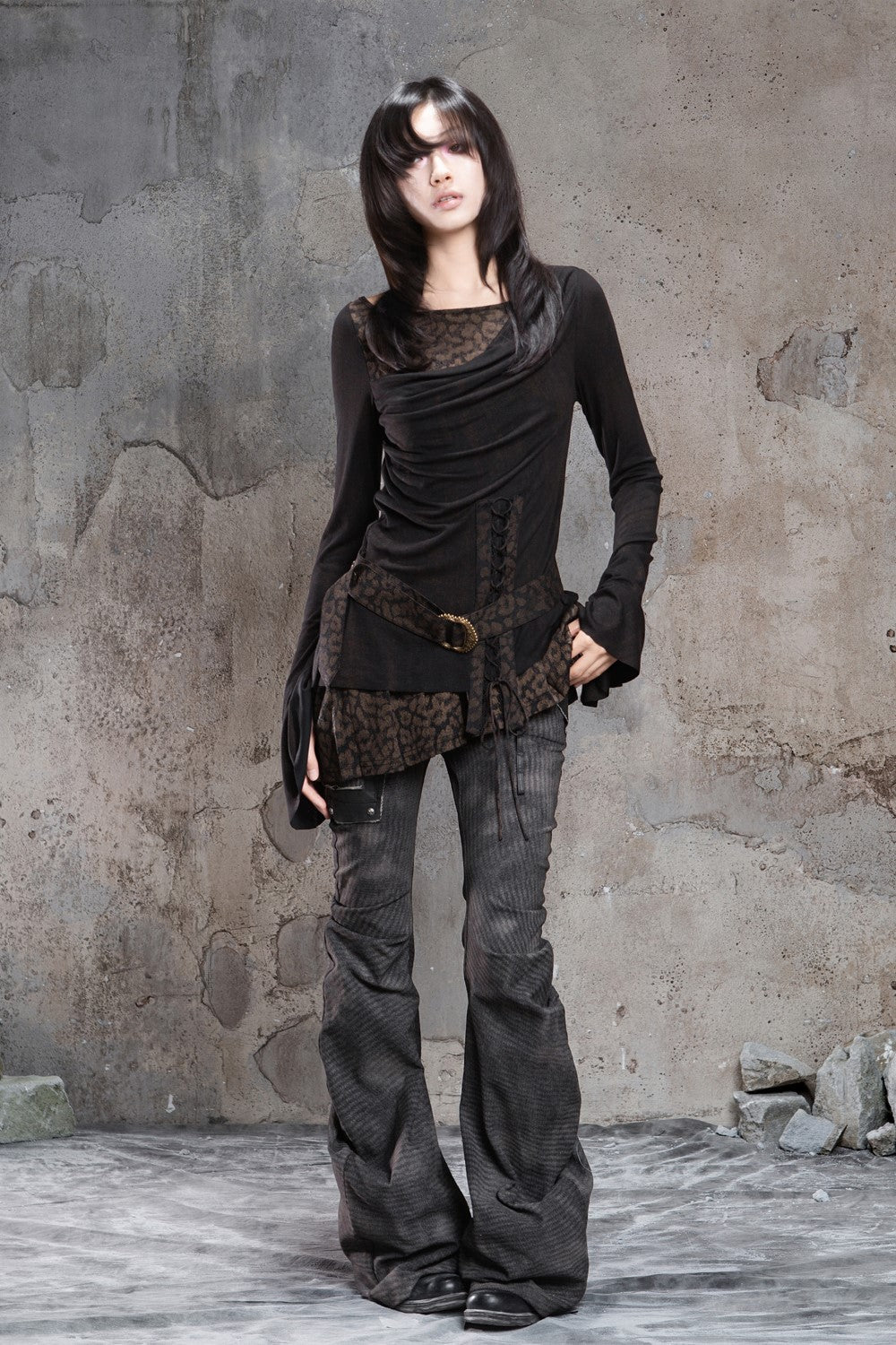 Feral Curve Drape Shirt